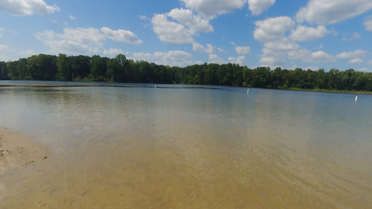 Swim area at Bald Mountain State Recreation Area Lake Orion MI